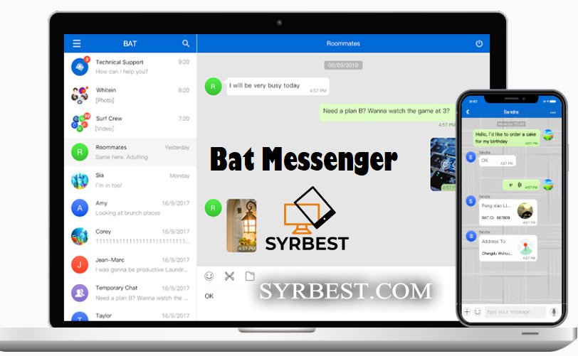 تطبيق بات ماسنجر Bat Messenger تمتع بالسرية التامة