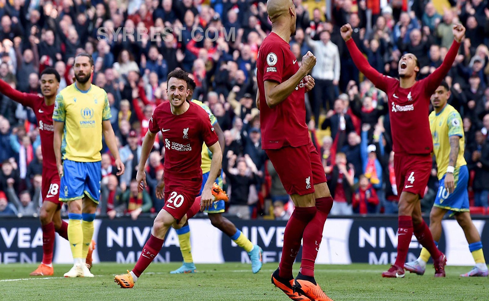 Liverpool 3-2 Nottingham Forest