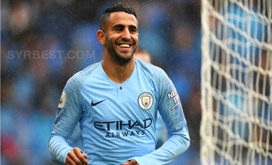 Mahrez scored a hat-trick